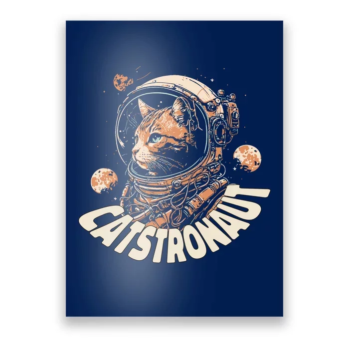 Catstronaut Cat Animal Astronaut Poster