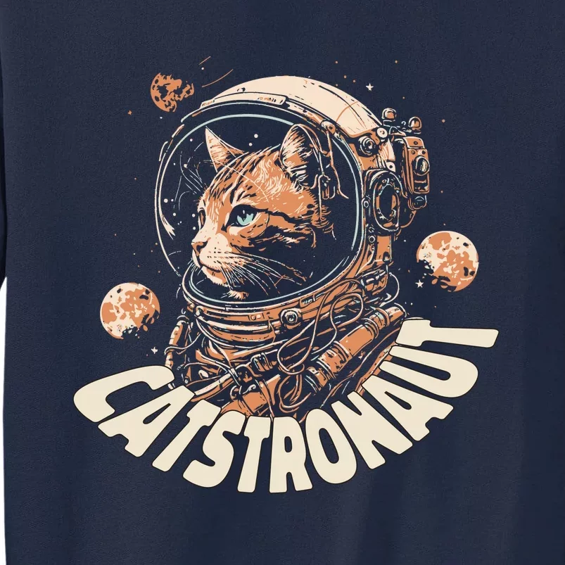 Catstronaut Cat Animal Astronaut Tall Sweatshirt