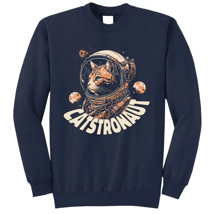 Catstronaut Cat Animal Astronaut Tall Sweatshirt