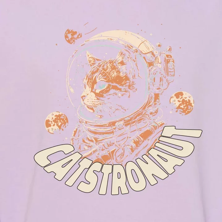 Catstronaut Cat Animal Astronaut Garment-Dyed Sweatshirt