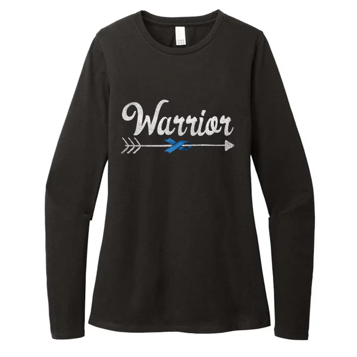 Colon Cancer Awareness Colonoscopy Warrior Survivor Gift Great Gift Womens CVC Long Sleeve Shirt