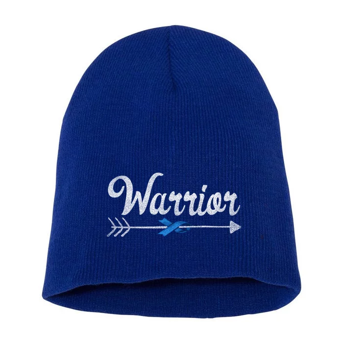 Colon Cancer Awareness Colonoscopy Warrior Survivor Gift Great Gift Short Acrylic Beanie