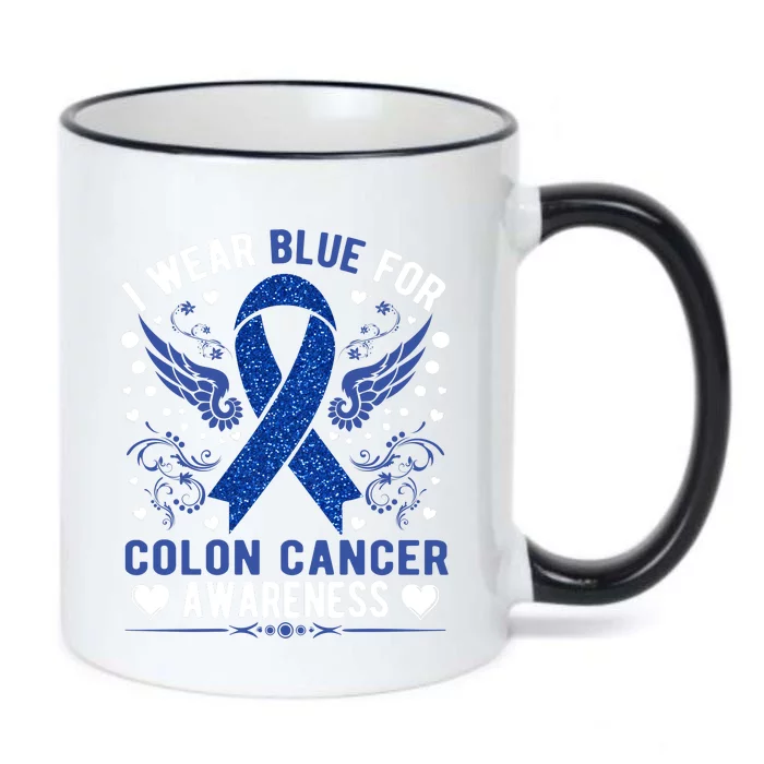 Colon Cancer Awareness Black Color Changing Mug