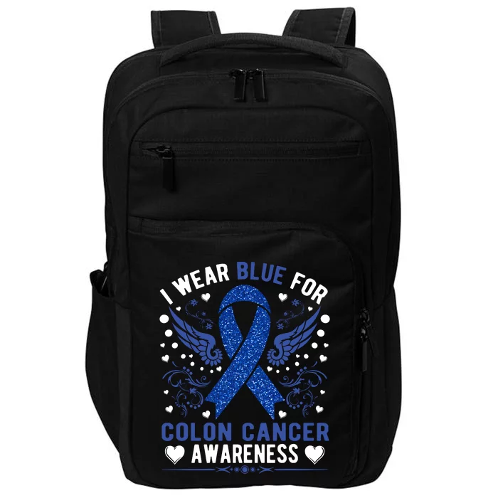 Colon Cancer Awareness Impact Tech Backpack