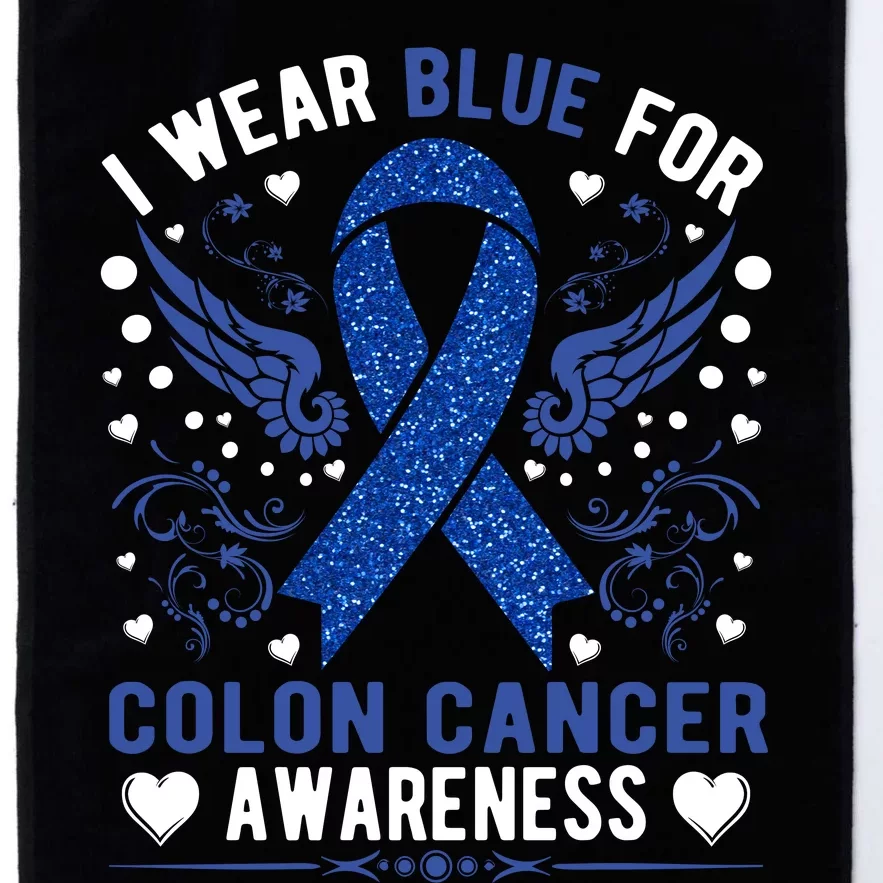 Colon Cancer Awareness Platinum Collection Golf Towel