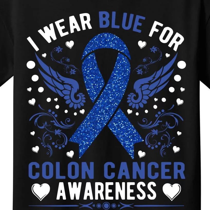 Colon Cancer Awareness Kids T-Shirt