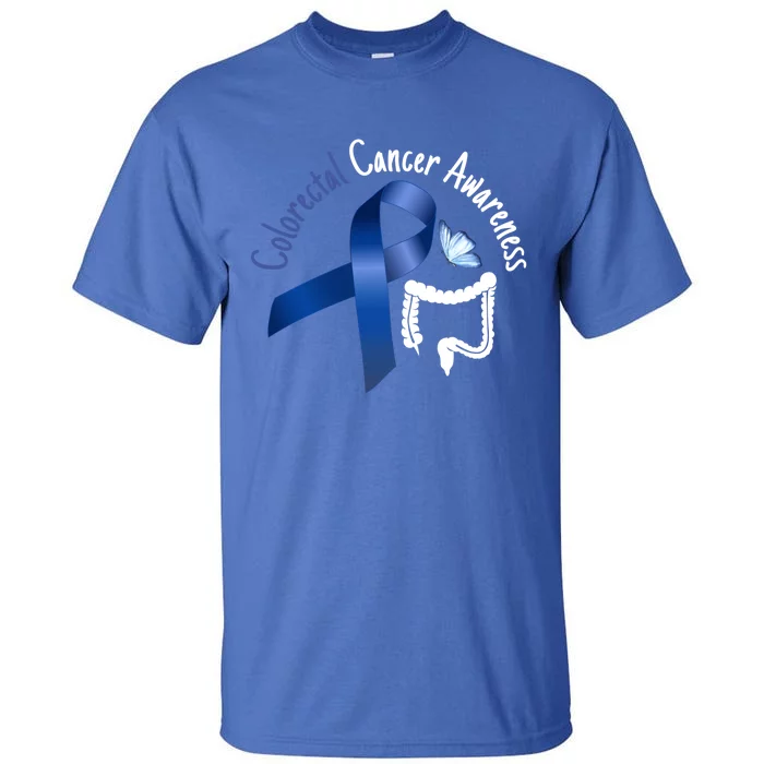 Colorectal Cancer Awareness Products Colon Cancer Awareness Gift Tall T-Shirt