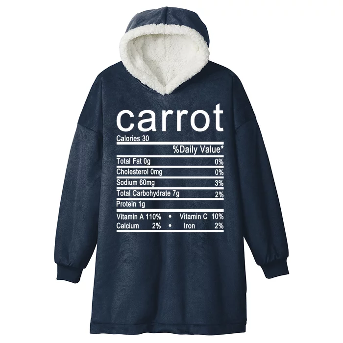 Carrot Hooded Wearable Blanket