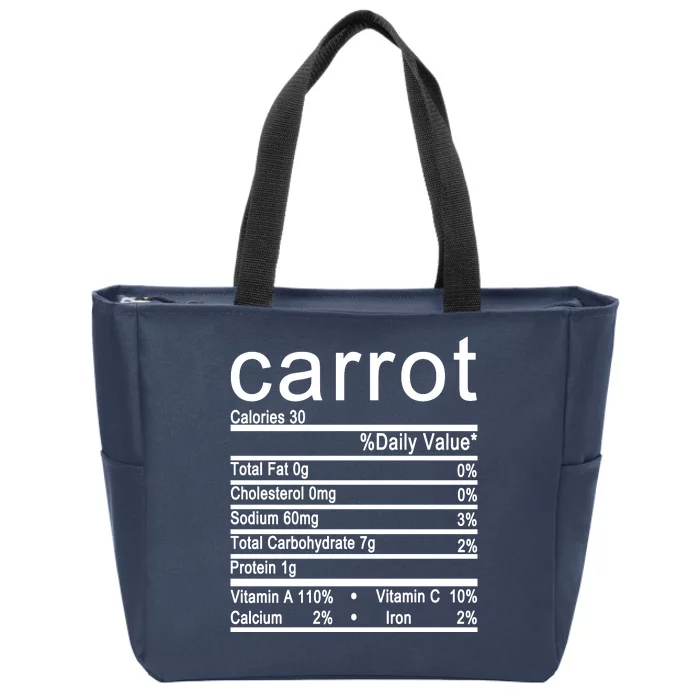 Carrot Zip Tote Bag