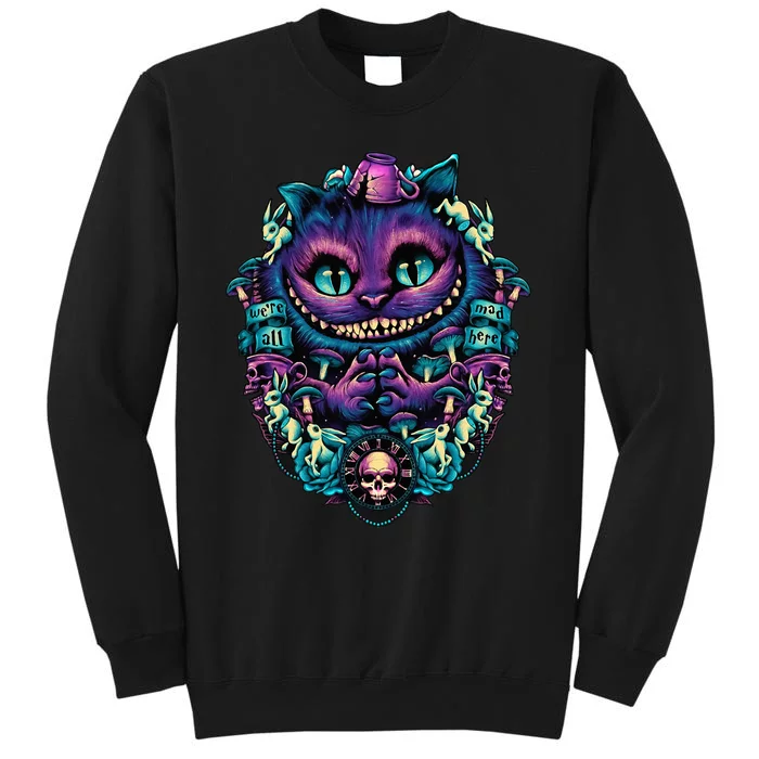 Cheshire Cat Alice in Wonderland Tall Sweatshirt