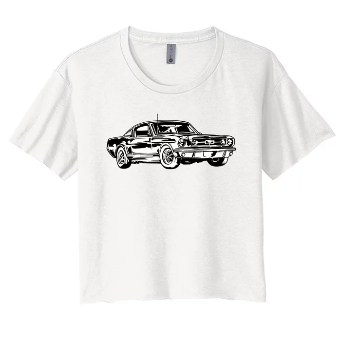 Car Women's Crop Top Tee