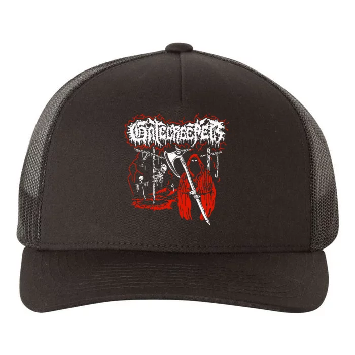 Closed Casket Activities Gatecreeper Reaper Yupoong Adult 5-Panel Trucker Hat