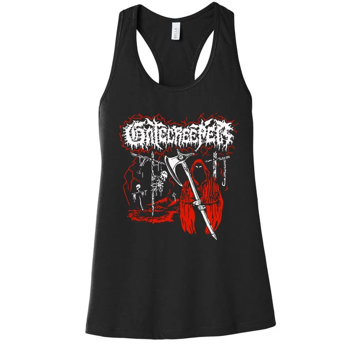 Closed Casket Activities Gatecreeper Reaper Women's Racerback Tank