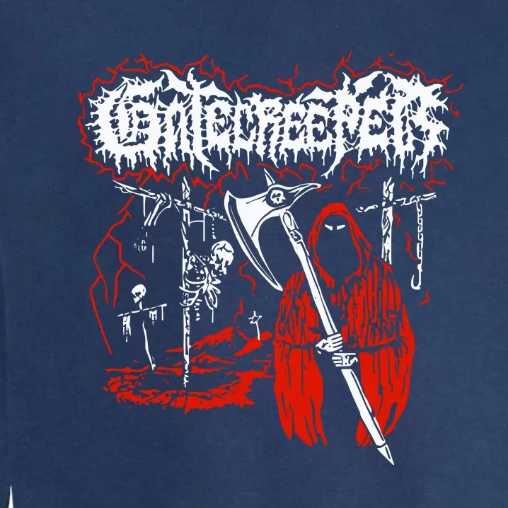 Closed Casket Activities Gatecreeper Reaper Garment-Dyed Sweatshirt