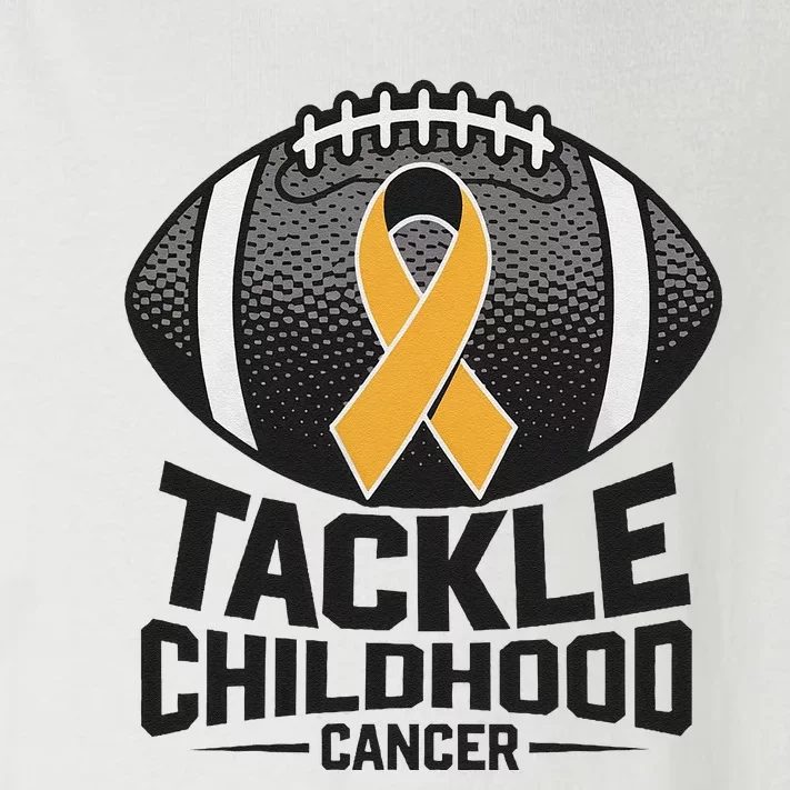 Childhood Cancer Awareness Tackle Childhood Cancer Football Gift Toddler Long Sleeve Shirt