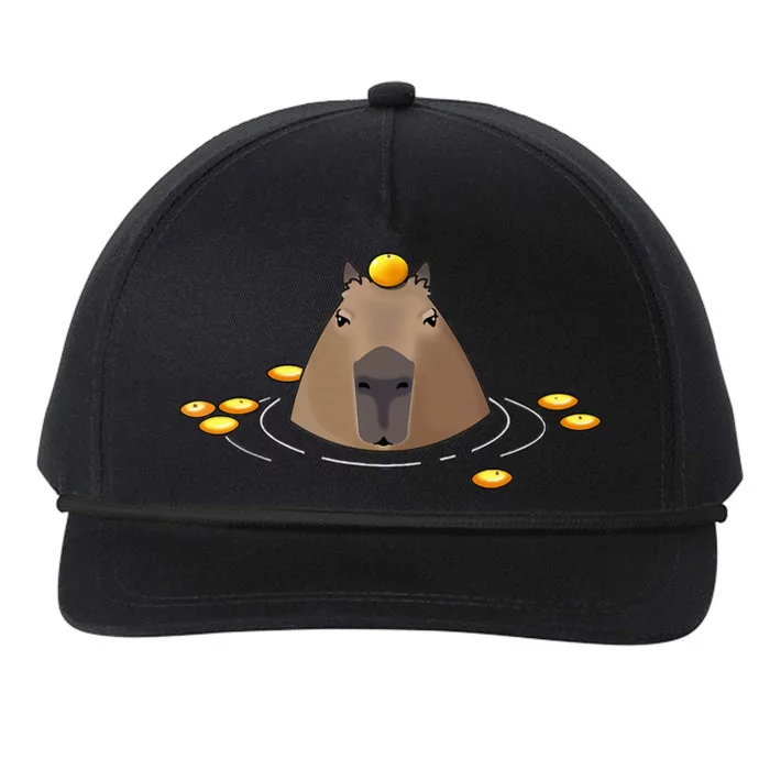 Capybara Snapback Five-Panel Rope Hat