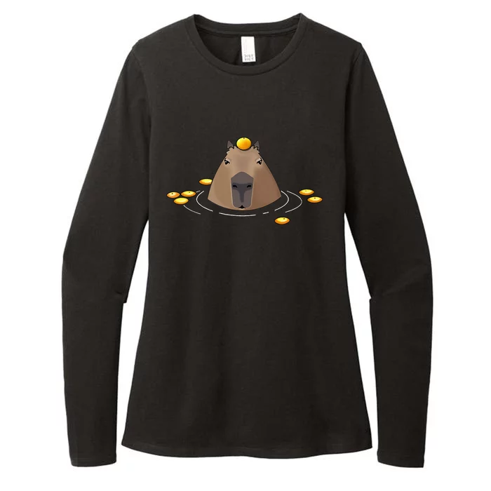 Capybara Womens CVC Long Sleeve Shirt