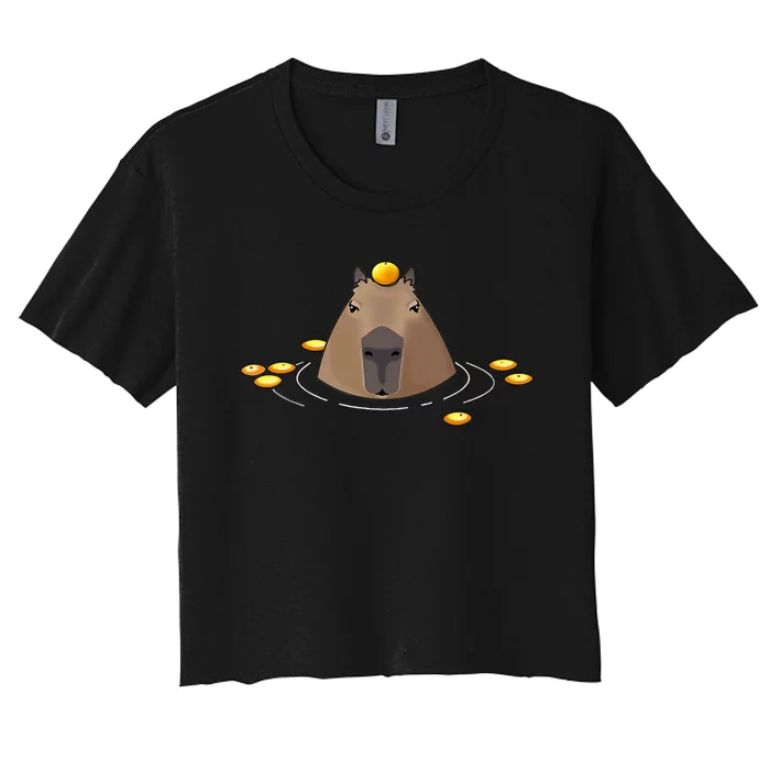 Capybara Women's Crop Top Tee