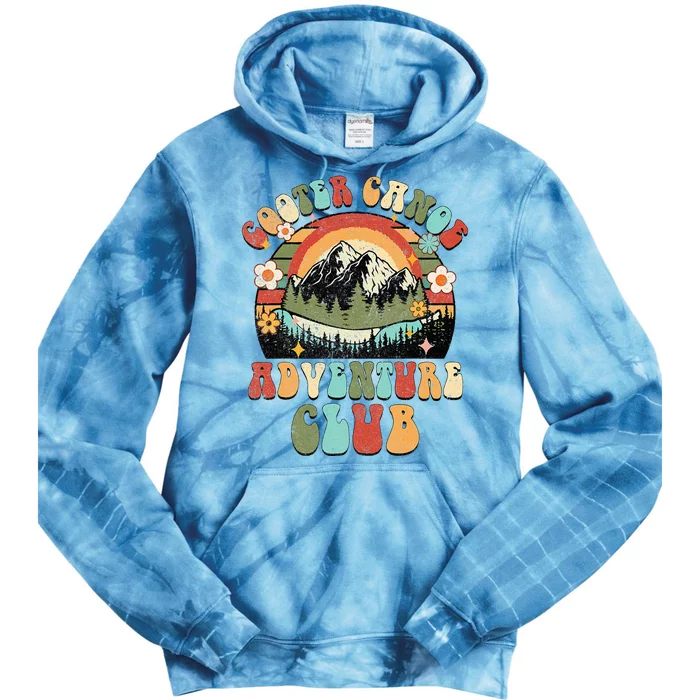 Cooter Canoe Adventures Club Funny Nurse Life Nursing Tie Dye Hoodie