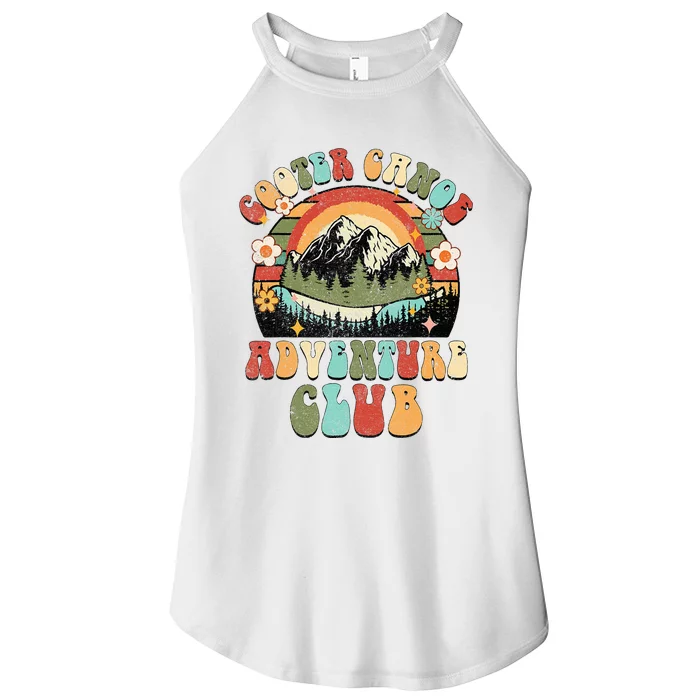 Cooter Canoe Adventures Club Funny Nurse Life Nursing Women’s Perfect Tri Rocker Tank