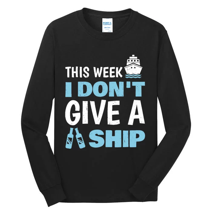 Cool Cruise Art Wo Cruise Vacation Cruise Ship Couple Tall Long Sleeve T-Shirt