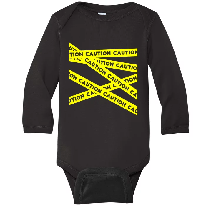 Caution Baby Long Sleeve Bodysuit