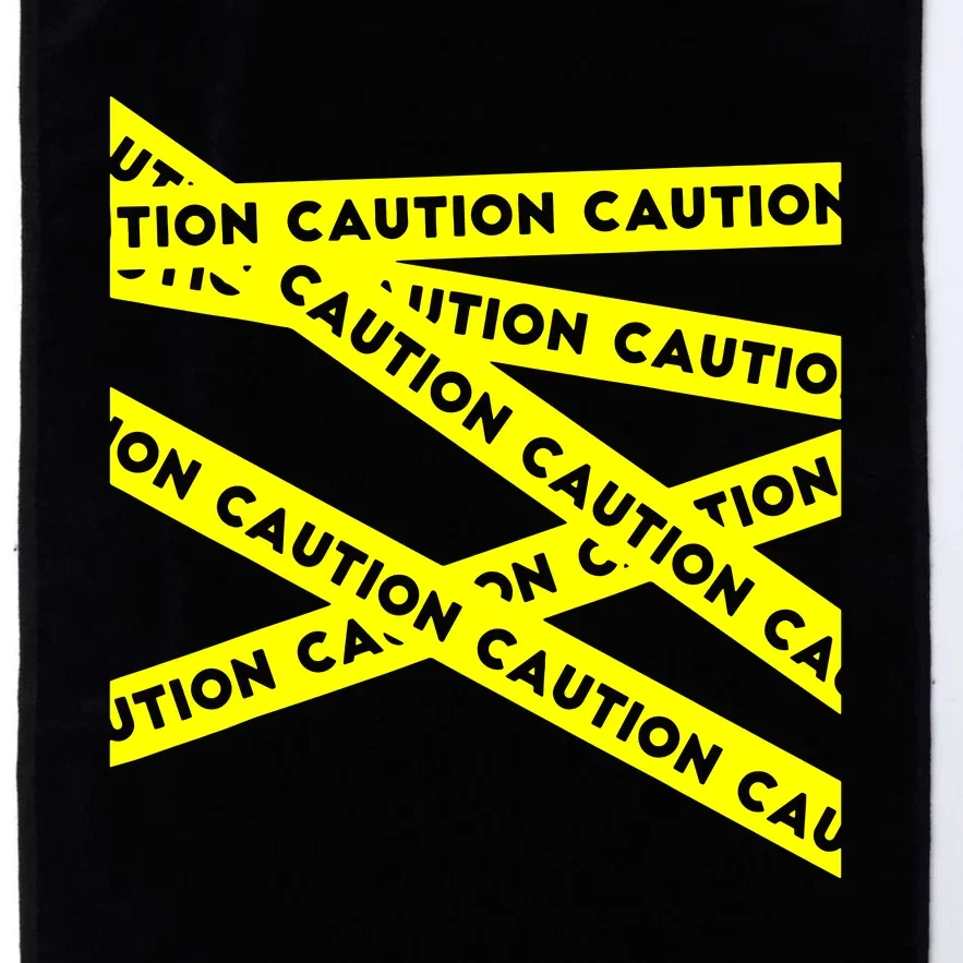 Caution Platinum Collection Golf Towel