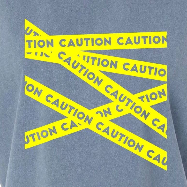 Caution Garment-Dyed Women's Muscle Tee