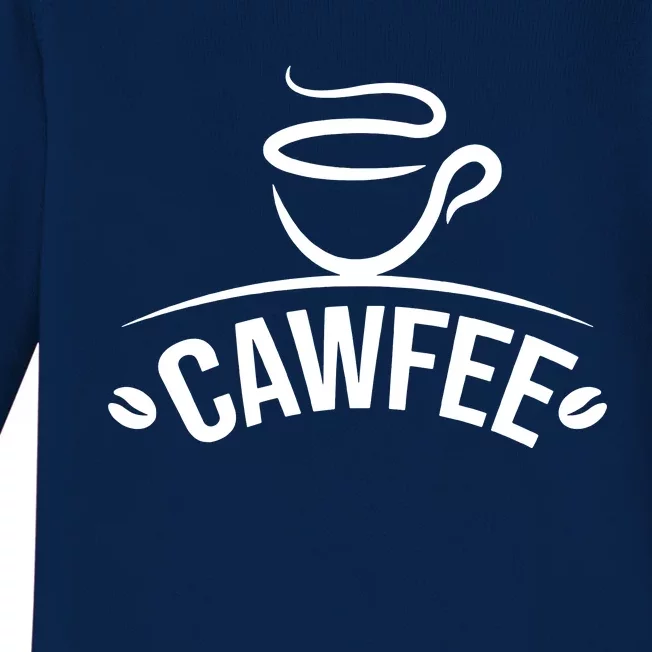 Cawfee Baby Long Sleeve Bodysuit