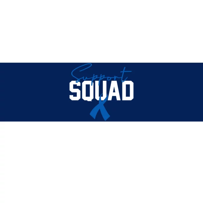 Colon Cancer Awareness Support Squad Bumper Sticker