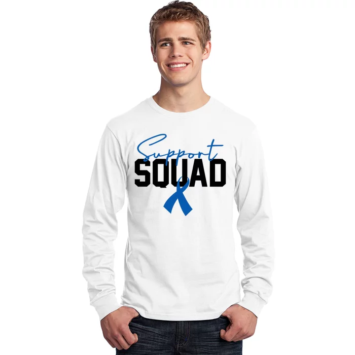 Colon Cancer Awareness Support Squad Long Sleeve Shirt