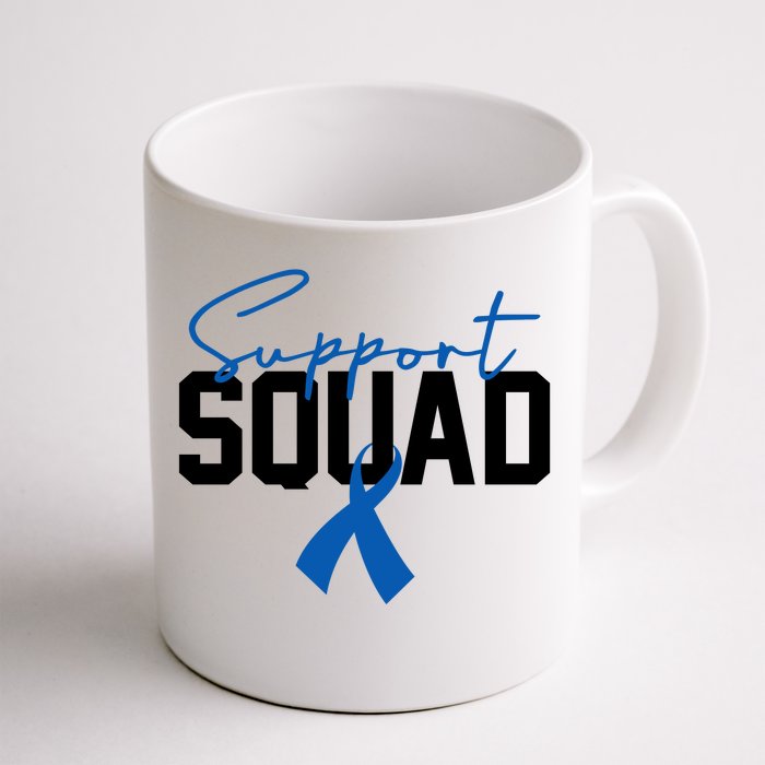 Colon Cancer Awareness Support Squad Front & Back Coffee Mug