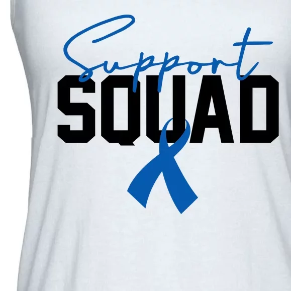 Colon Cancer Awareness Support Squad Ladies Essential Flowy Tank