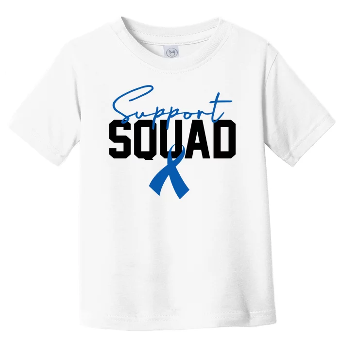 Colon Cancer Awareness Support Squad Toddler T-Shirt