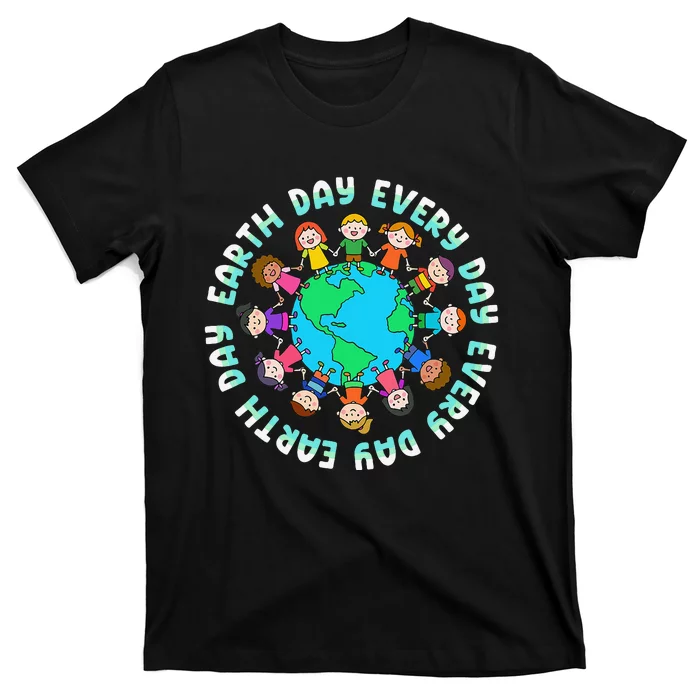 Cute Children Around The World Earth Day T-Shirt