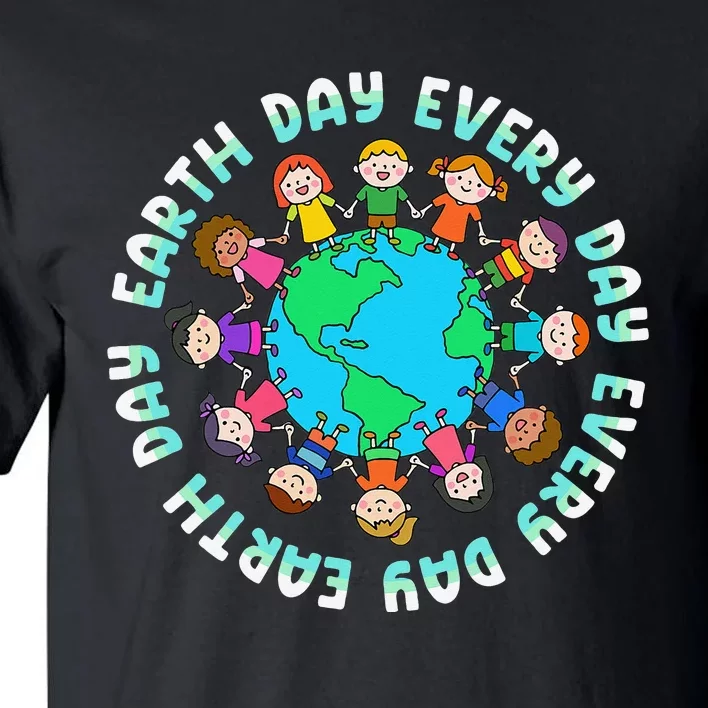 Cute Children Around The World Earth Day Tall T-Shirt