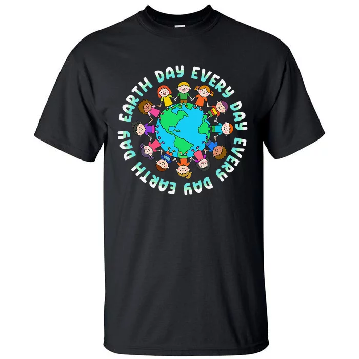 Cute Children Around The World Earth Day Tall T-Shirt