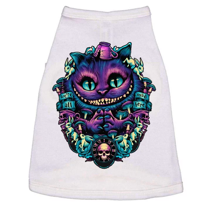 Cheshire Cat Alice In Wonderland Graphic Doggie Tank