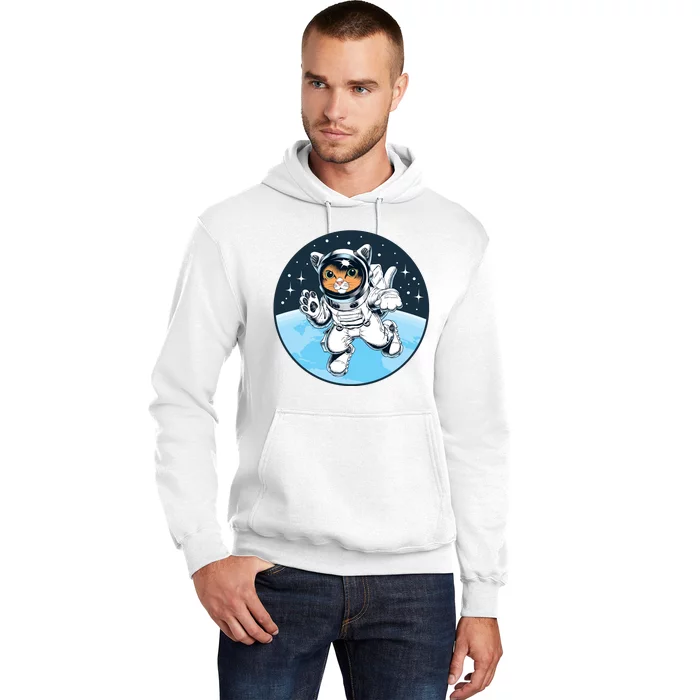 Cute Cat Astronaut Hoodie