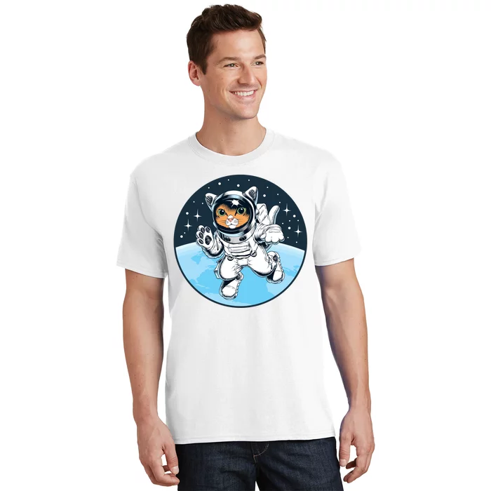 Cute Cat Astronaut T-Shirt