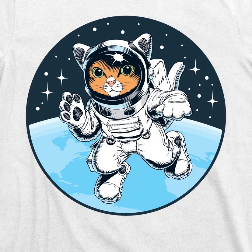 Cute Cat Astronaut T-Shirt