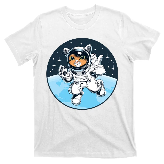 Cute Cat Astronaut T-Shirt