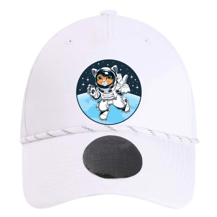 Cute Cat Astronaut Performance The Dyno Cap