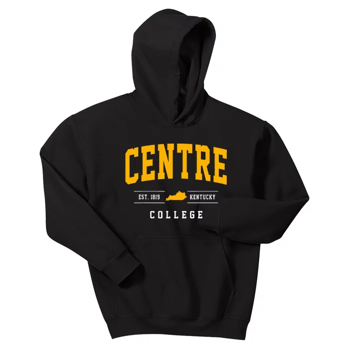 Centre College Arch Vintage Design Kids Hoodie