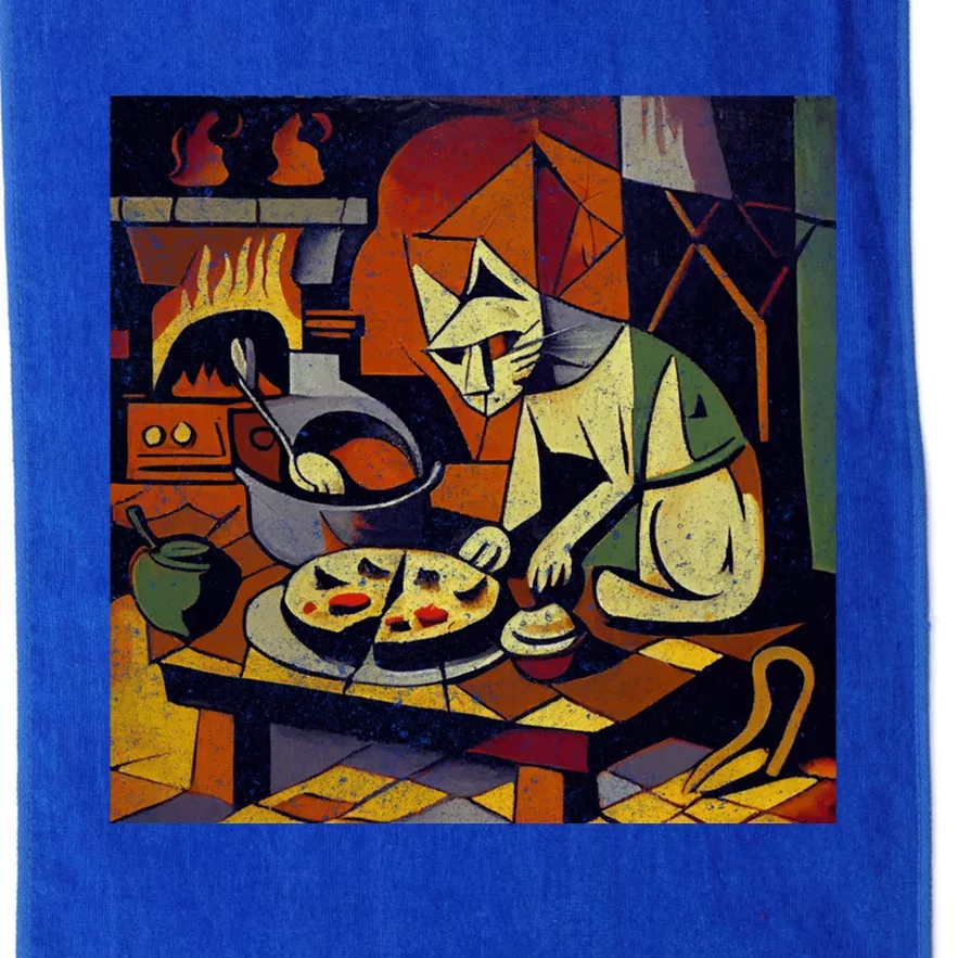 Cat Cooking Apple Pie Gift Platinum Collection Golf Towel