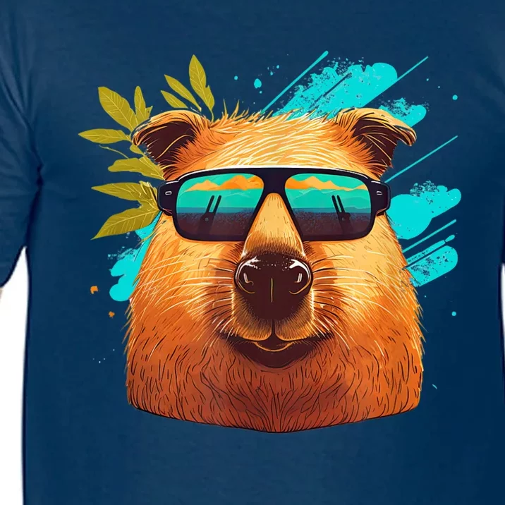 Capybara Cute and funny Capybara Cool Sunglasses Comfort Colors T-Shirt