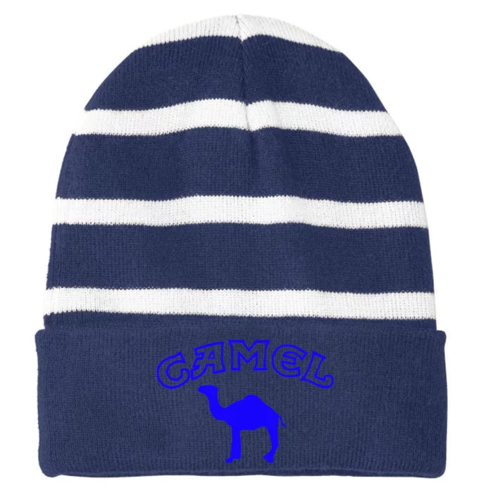 CAMEL Striped Beanie with Solid Band