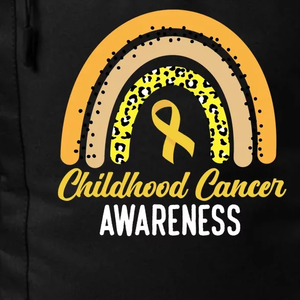 Childhood Cancer Awareness Rainbow Gold Ribbon Daily Commute Backpack