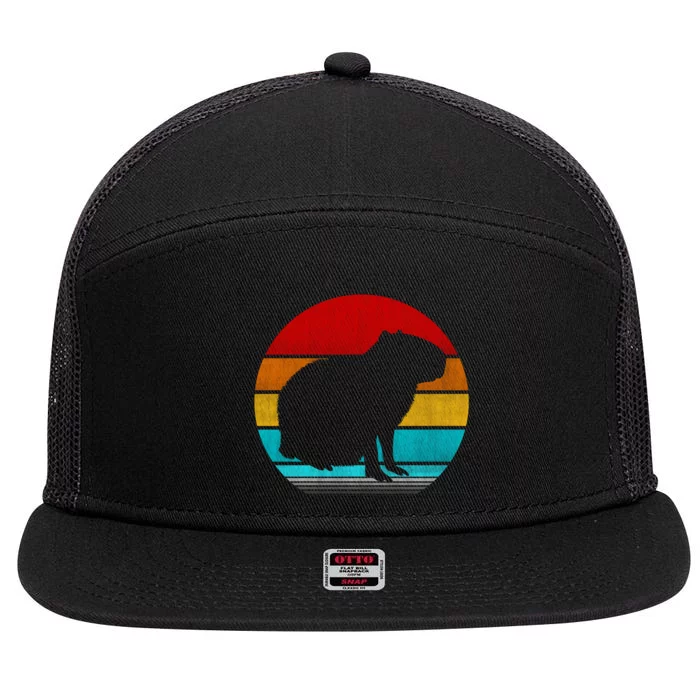 Capybara 7 Panel Mesh Trucker Snapback Hat