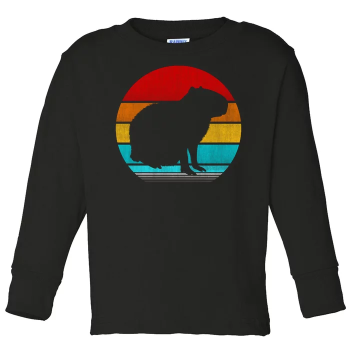 Capybara Toddler Long Sleeve Shirt